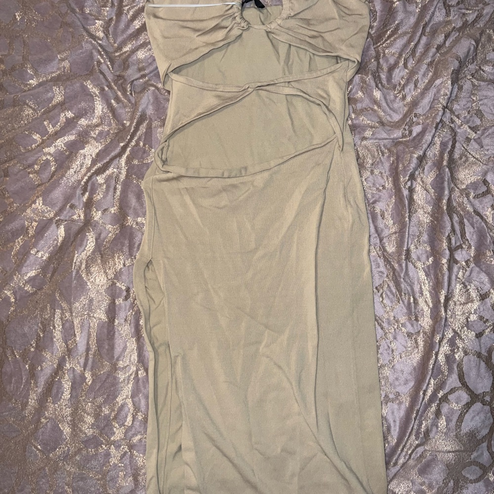 Tan dress